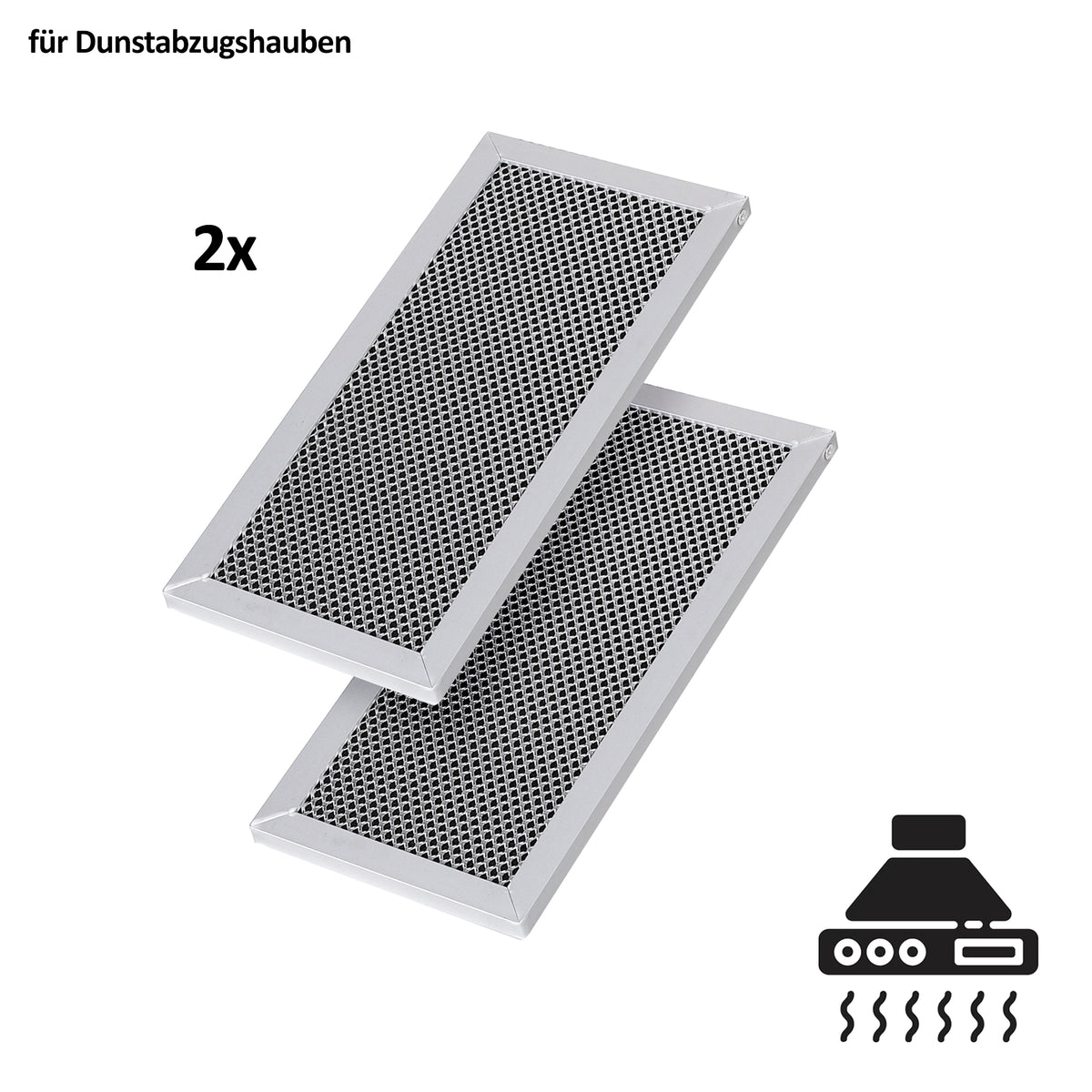 2 × Aktivkohlefilter passend für Modell 200100001322
