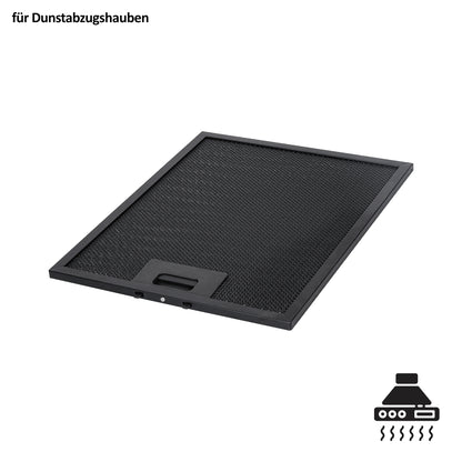 Dunstabzugshauben Fettfilter 230,5 x 259,5 mm mit 52 mm Karfuß-Klipse | 5-lagiger Aluminiumfilter | Metallfettfilter rostfrei & waschbar | Universeller Ersatzfilter für Dunstabzugshauben