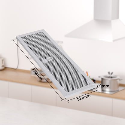 2 × filtre à charbon actif en aluminium compatible avec le modèle 200100001323