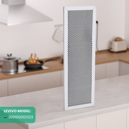 2 × filtre à charbon actif en aluminium compatible avec le modèle 200100001323